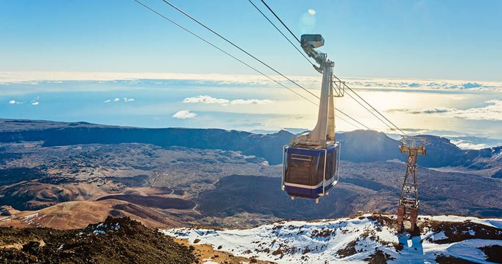 Motorbike Route to Teide with Cable Car